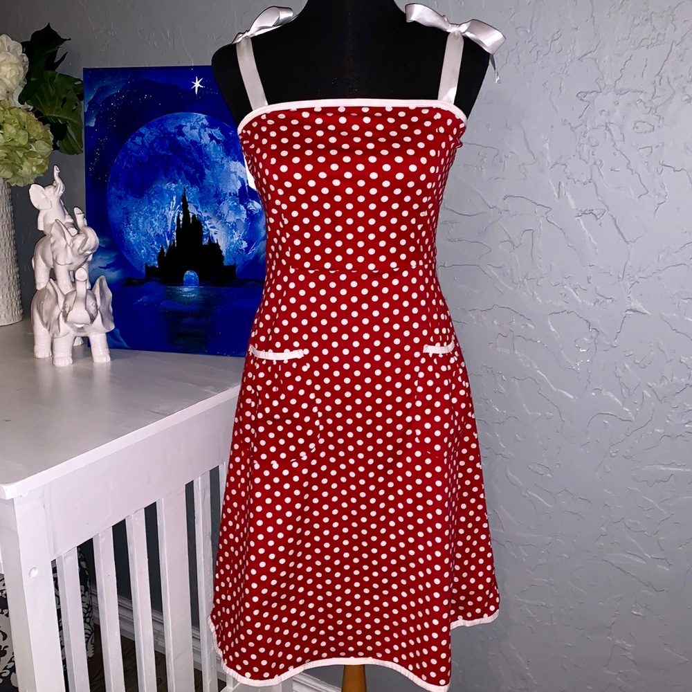 ✨Minnie Mouse Costume✨ Red & White Polka Dot Dress